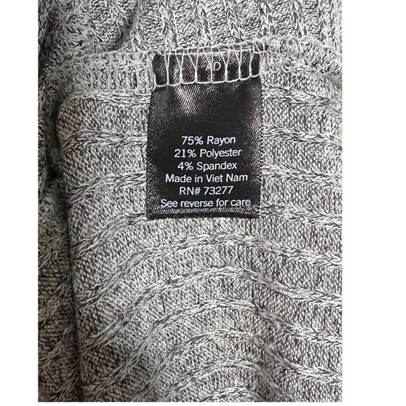 XXL Gray Knit Sweater, Simply Vera - Picture 6 of 8